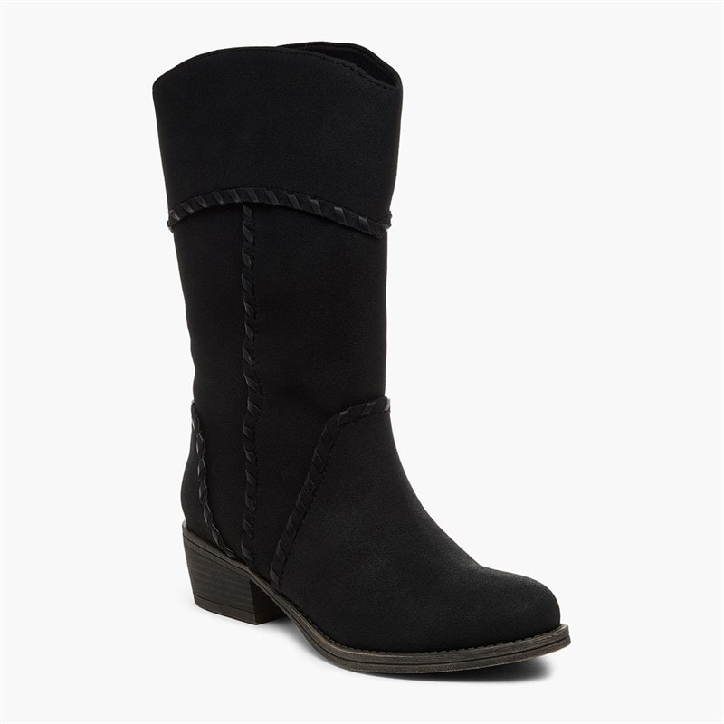Rocket Dog Womens Rowdy Pella Mid Calf Boots Black - Image 2
