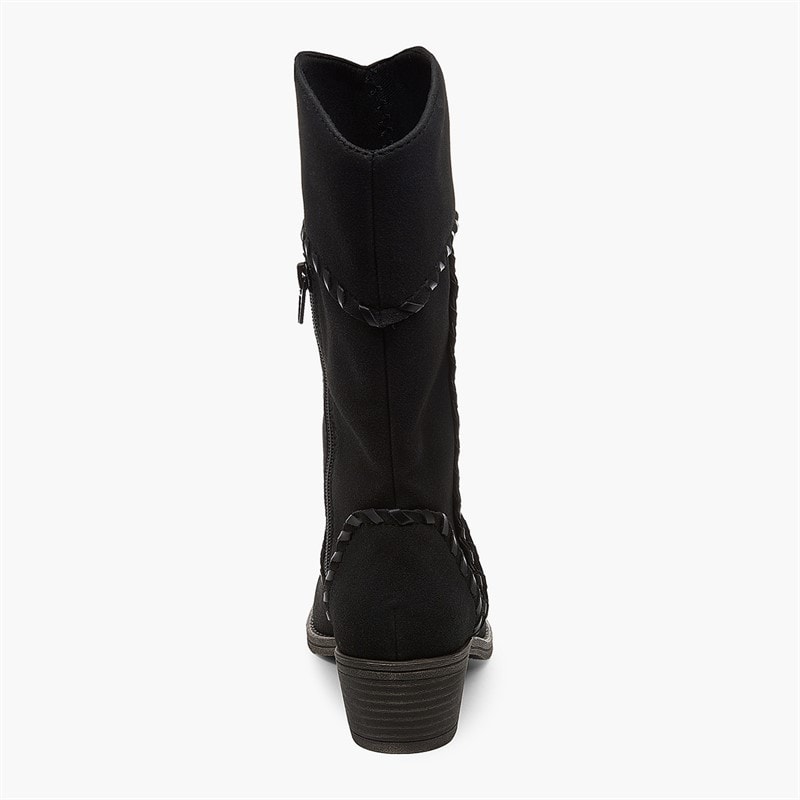 Rocket Dog Womens Rowdy Pella Mid Calf Boots Black - Image 4