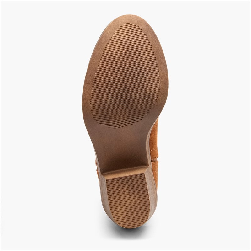 Rocket Dog Womens York Block Heel Ankle Boots Cognac - Image 5