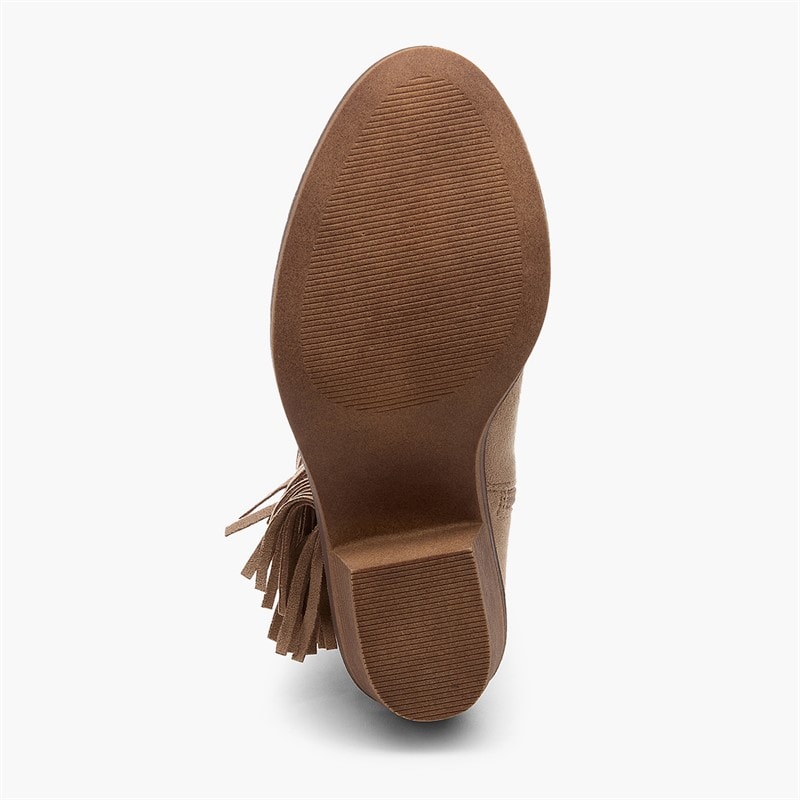 Rocket Dog Womens Yankee Frill Boots Taupe - Image 2