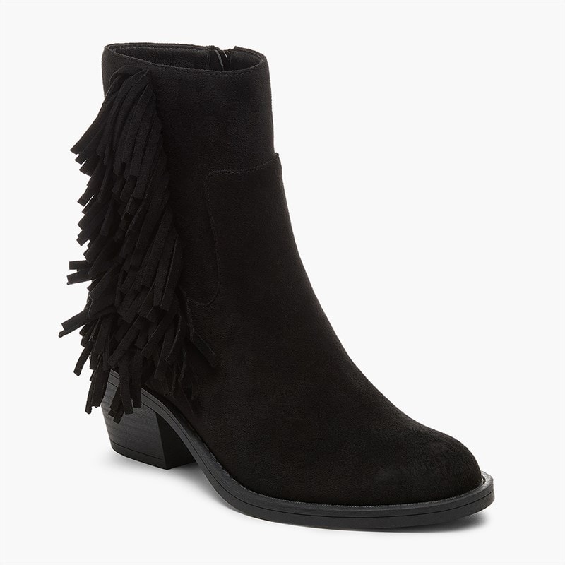 Rocket Dog Womens Yankee Frill Boots Black - Image 4