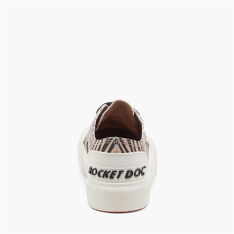 Rocket Dog Womens Jazzin Plus Print Canvas Pumps Natural - Image 3