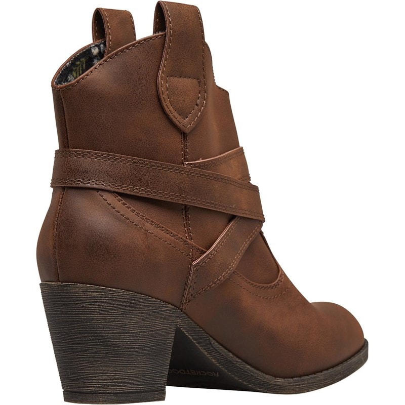 Rocket Dog Womens Satire Lane Heeled Boots Dark Brown - Image 5