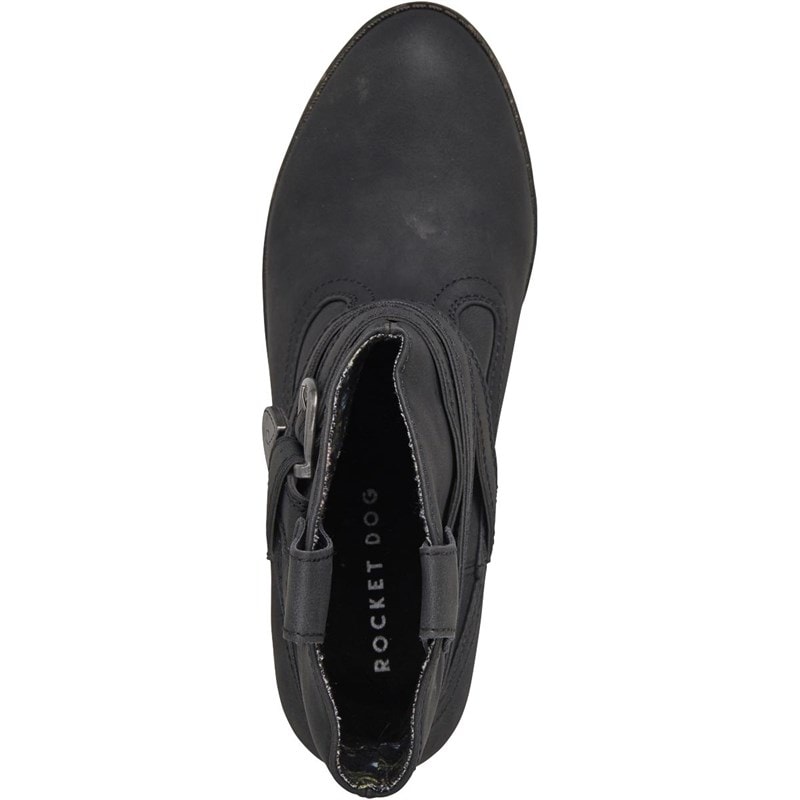 Rocket Dog Womens Satire Lane Heeled Boots Black - Image 4