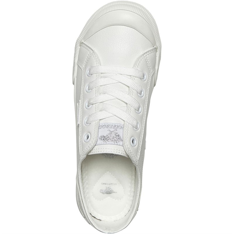 Rocket Dog Womens Jazzin PU Pumps White - Image 4