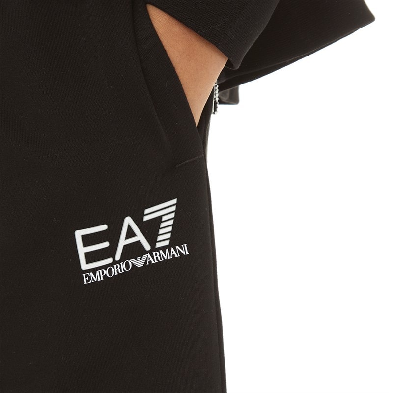 EA7 Boys Emporio Armani Tracksuit Black/Logo Gold - Image 3