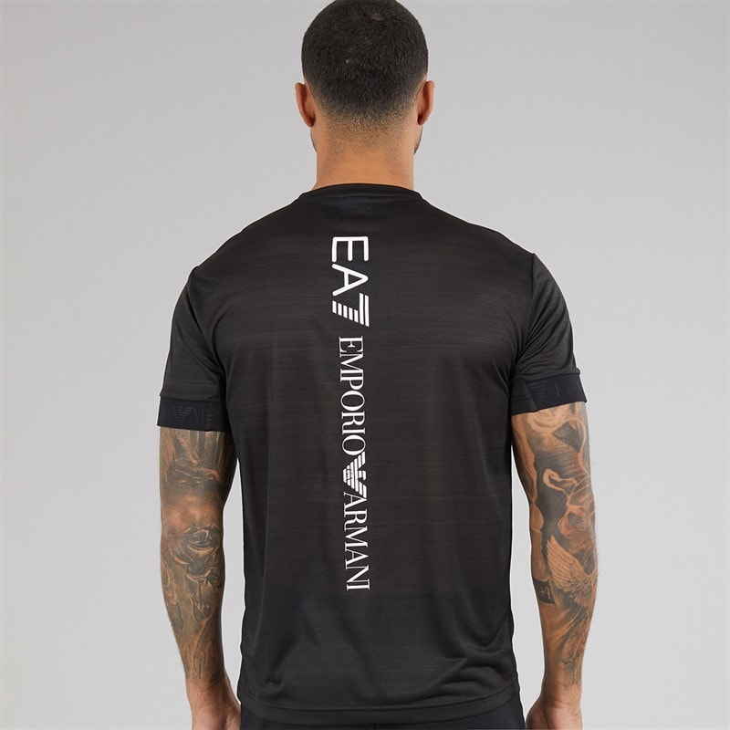 EA7 Mens T-Shirt Black - Image 2
