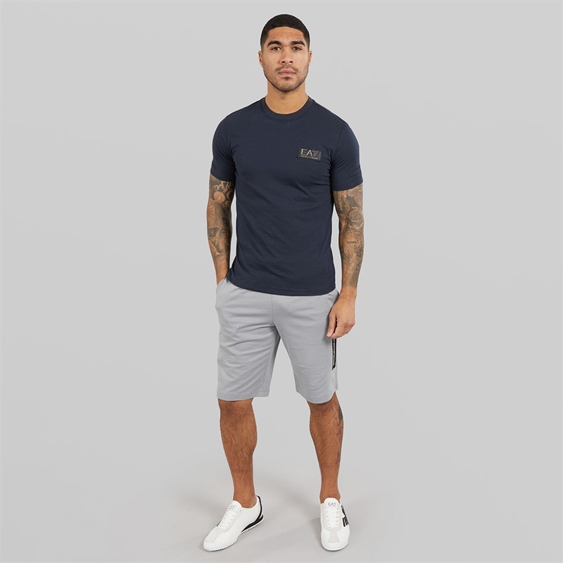 EA7 Mens T-Shirt Night Blue - Image 4