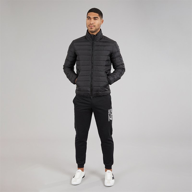 EA7 Mens Down Jacket Black - Image 4