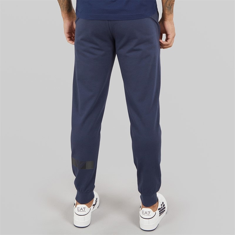 EA7 Mens Joggers Navy Blue - Image 2