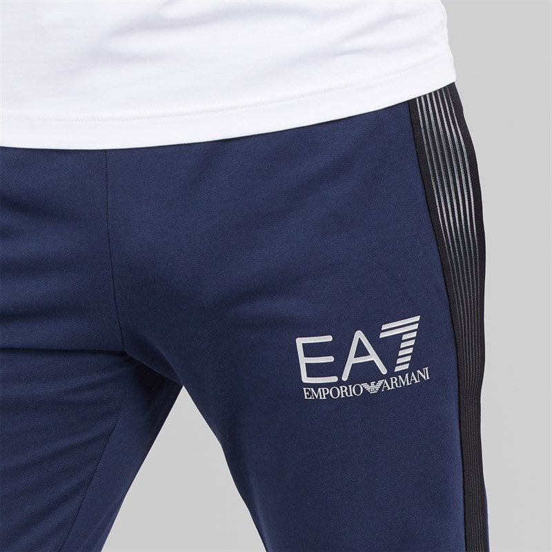 EA7 Mens Joggers Navy Blue - Image 3
