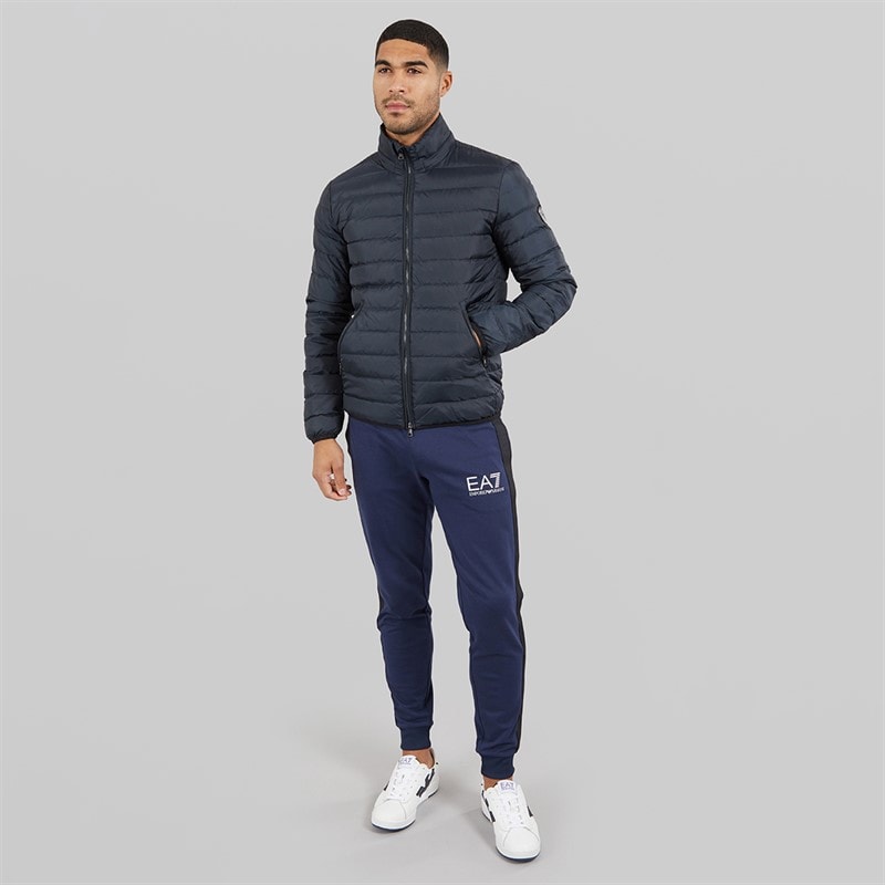 EA7 Mens Down Jacket Night Blue - Image 4