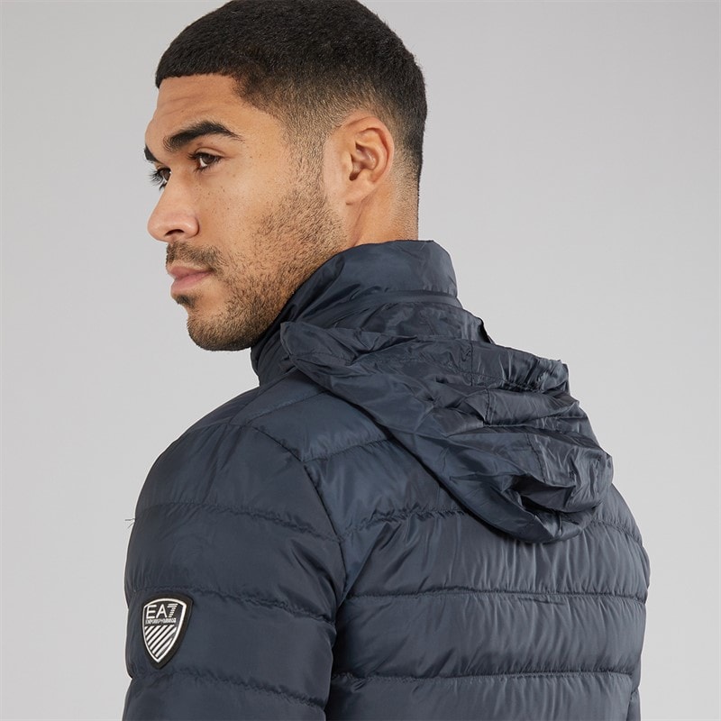 EA7 Mens Down Jacket Night Blue - Image 5