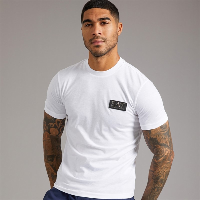 EA7 Mens T-Shirt White