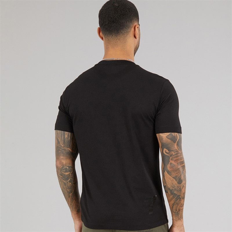 EA7 Mens T-Shirt Black - Image 2
