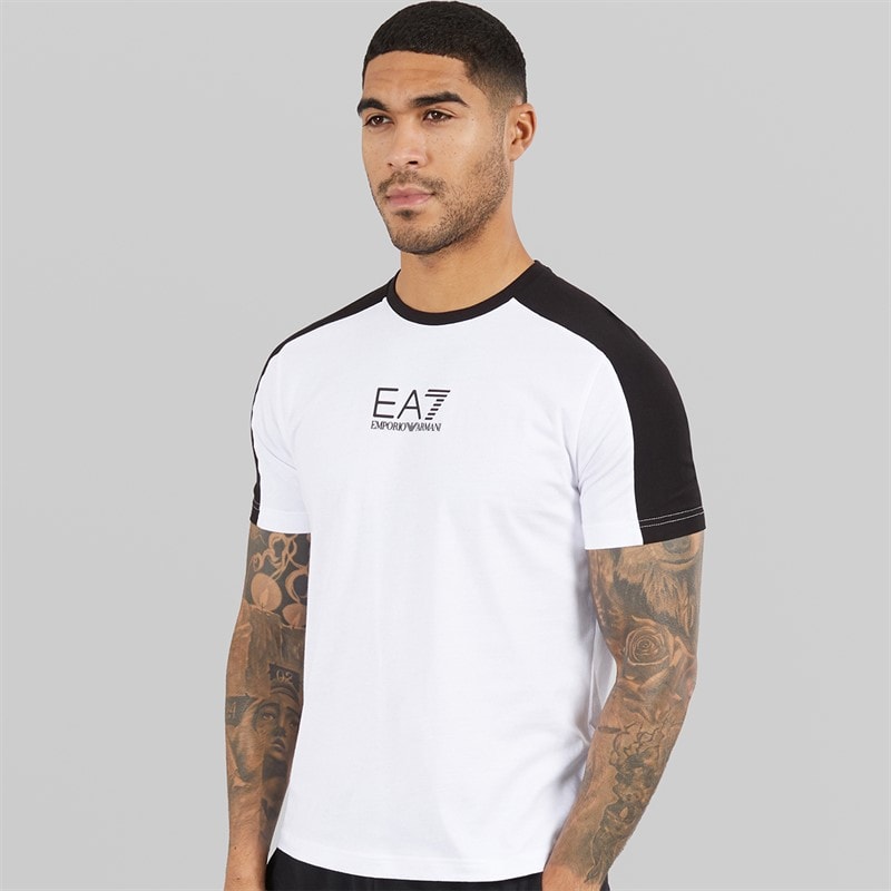 EA7 Mens T-Shirt White - Image 1