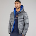 EA7 Mens Down Jacket Iron Gate
