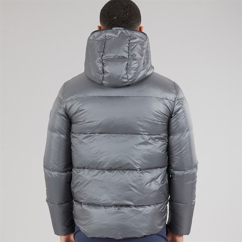 EA7 Mens Down Jacket Iron Gate - Image 2
