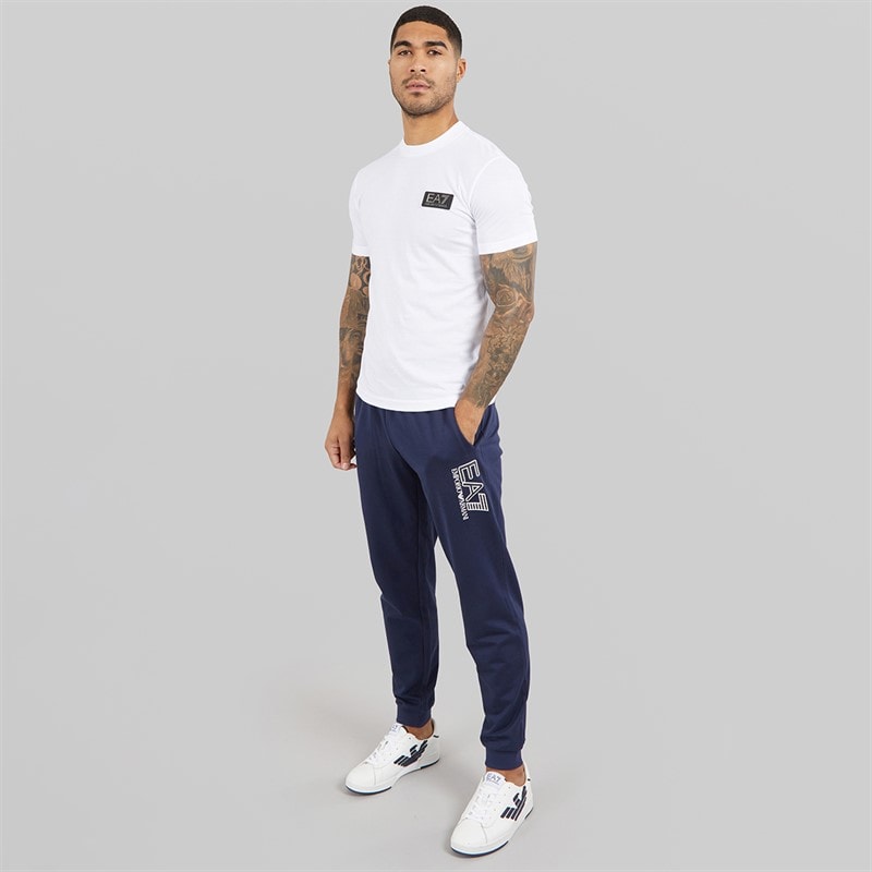 EA7 Mens Joggers Navy Blue - Image 4