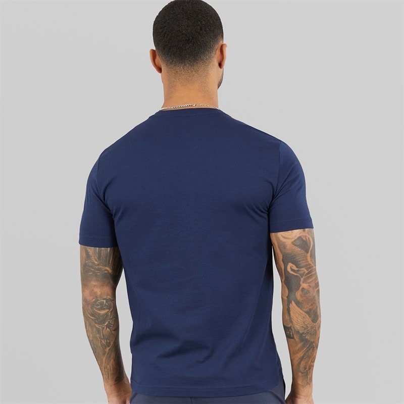 EA7 Mens T-Shirt Navy Blue - Image 2