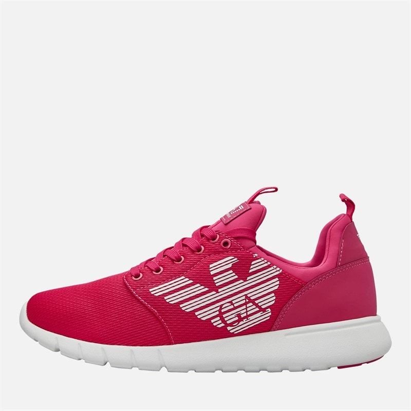 EA7 Trainers Bright Rose/White