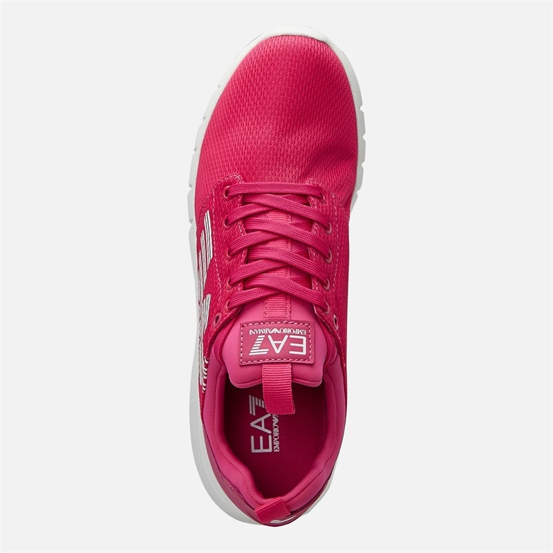 EA7 Trainers Bright Rose/White - Image 4