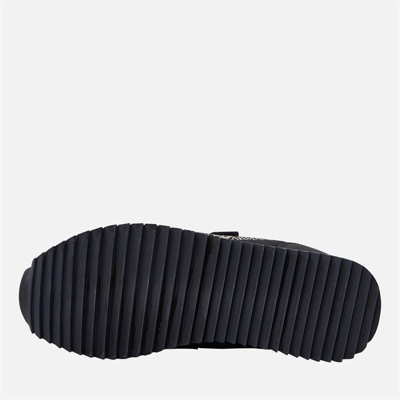 EA7 Kids Trainers Triple Black/Gold - Image 2