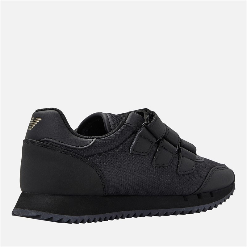 EA7 Kids Trainers Triple Black/Gold - Image 5