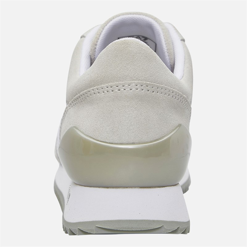 EA7 Womens Trainers White/Silver - Image 3