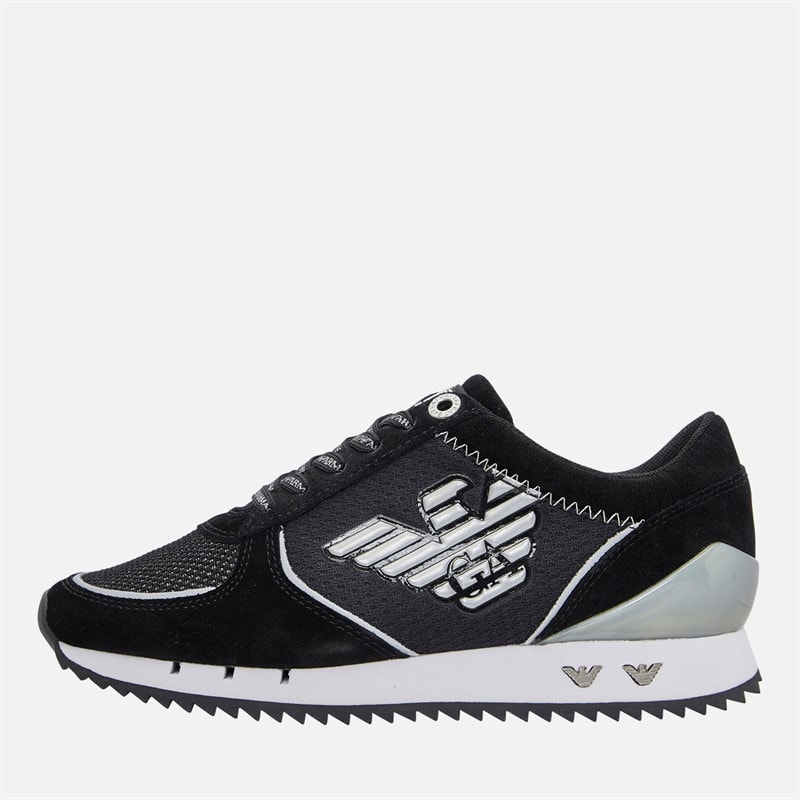 EA7 Womens Trainers Black/Silver