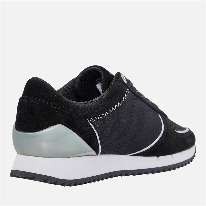 EA7 Womens Trainers Black/Silver - Image 5