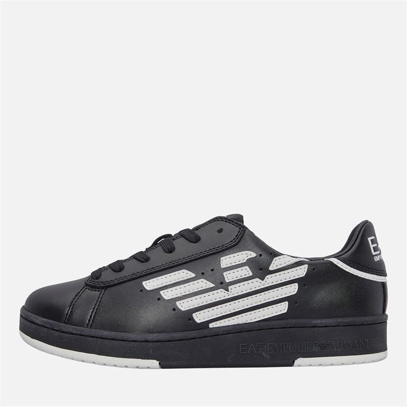 EA7 Junior Boys Trainers Nero/Bianco