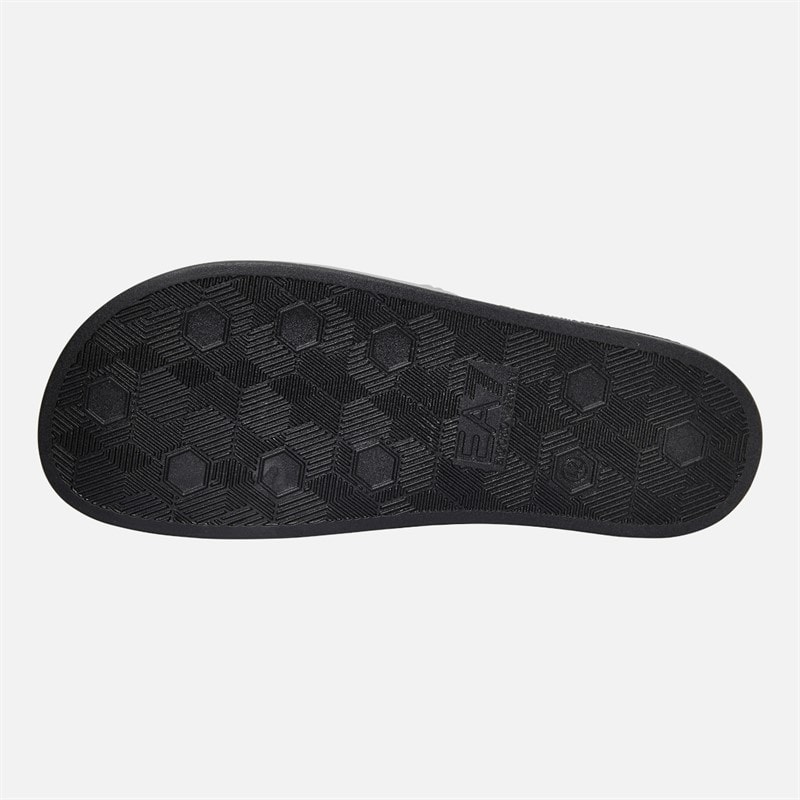 EA7 Sliders Shiny Silver/Black - Image 3