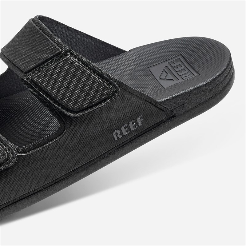 Reef Mens Cushioned Tradewind Dual Strap Sandals Black - Image 4