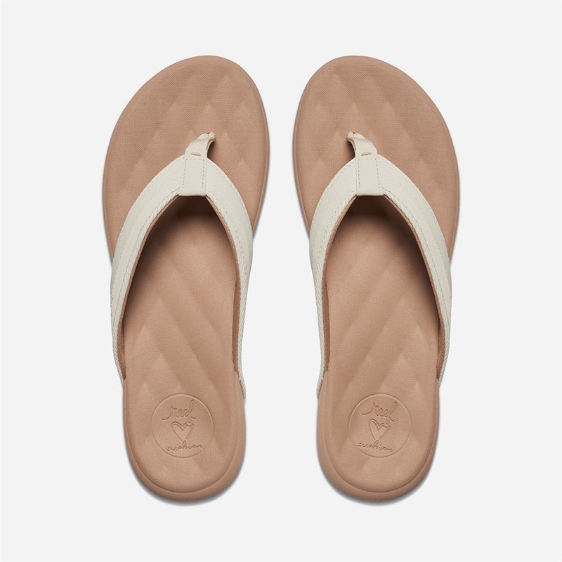 Reef Womens Cushioned Harmony Flip Flops Sand - Image 3