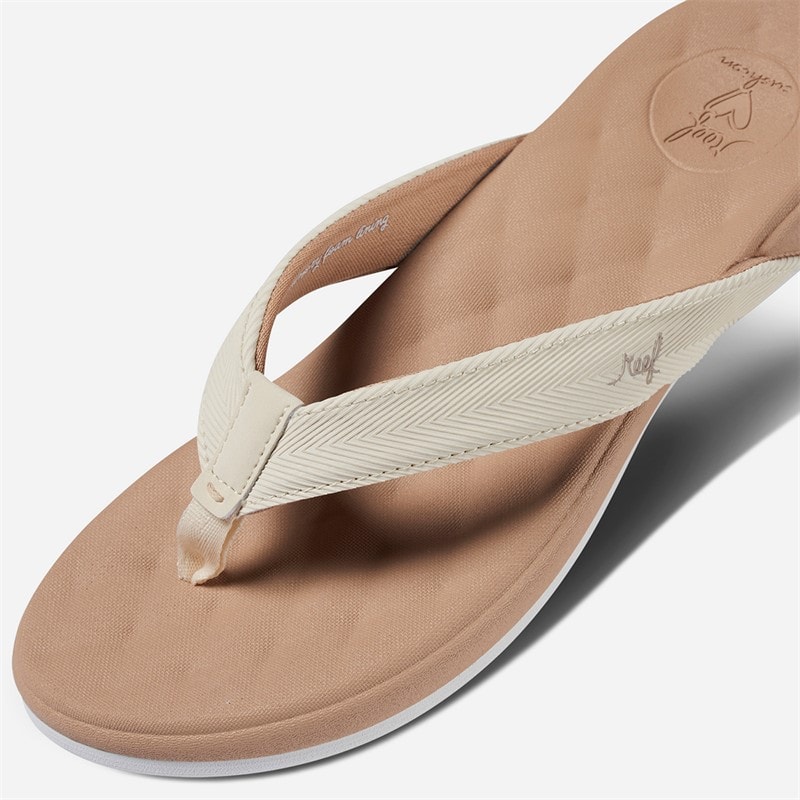 Reef Womens Cushioned Harmony Flip Flops Sand - Image 4