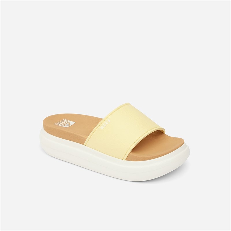 Reef Womens Cushioned Bondi Bay Sliders Pale Banana - Image 5