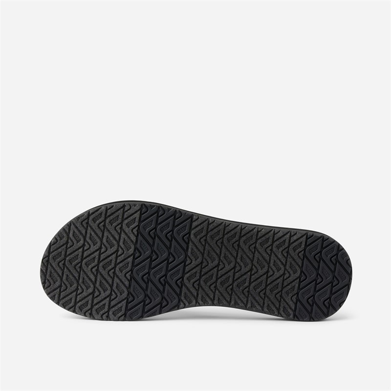 Reef Womens Ginger Slim Flip Flops Black/Pink - Image 2