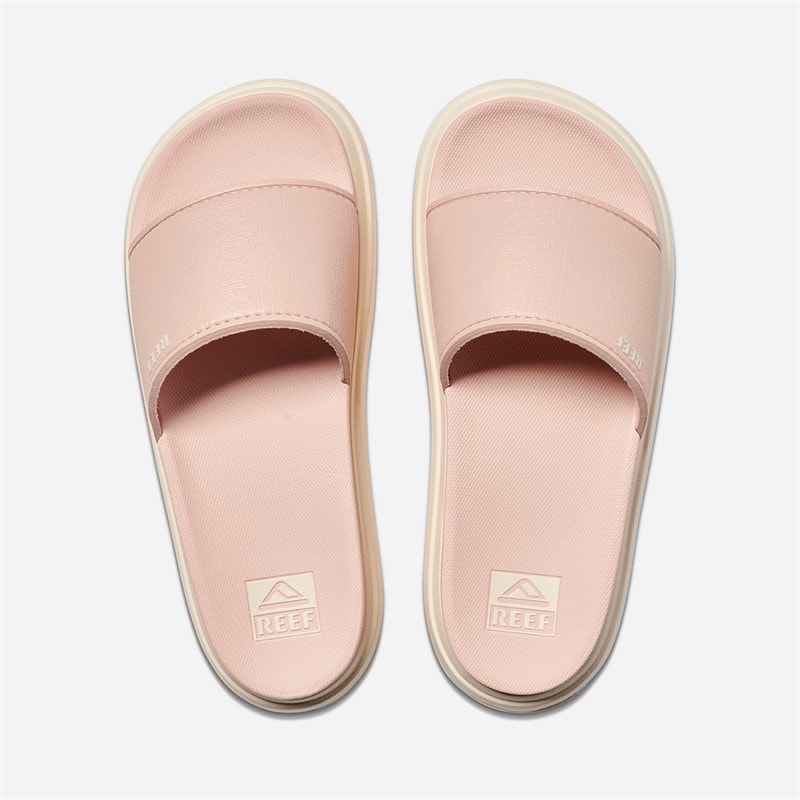 Reef Womens Cushioned Bondi Bay Sliders Cameo Rose - Image 3