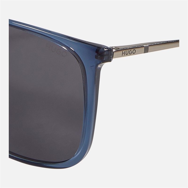 HUGO Mens Sunglasses Blue Palladium - Image 4