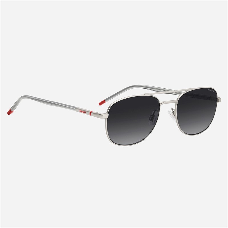 HUGO Mens Navigator Sunglasses Matte Palladium - Image 3