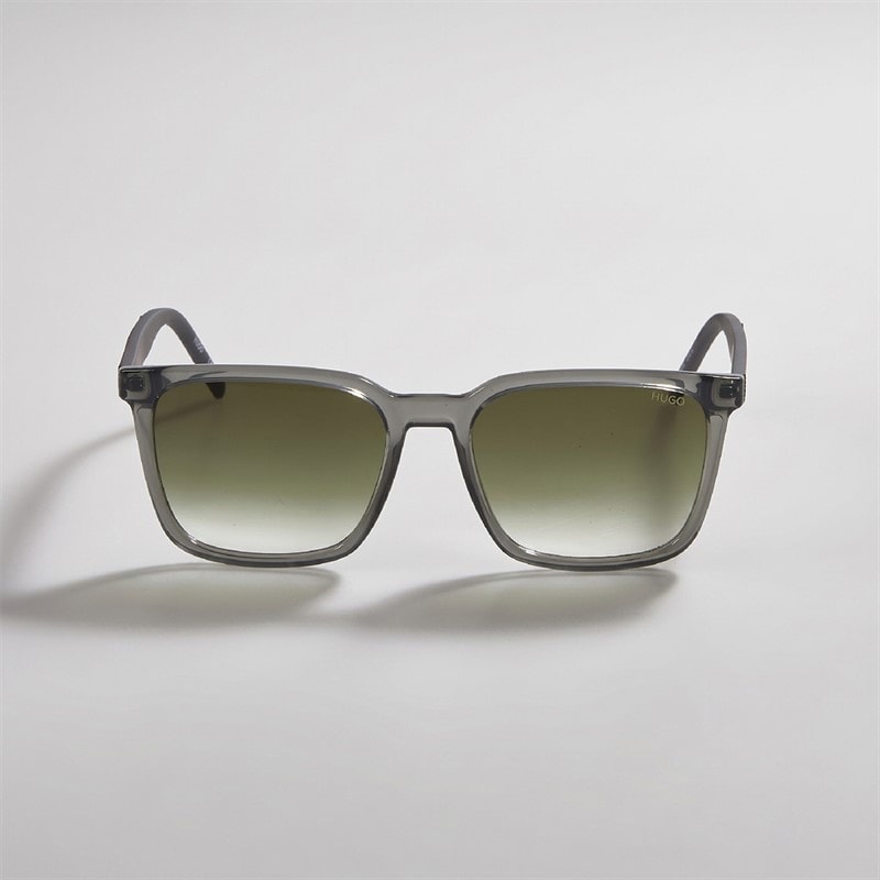 HUGO Mens Rectangular Sunglasses Grey - Image 2