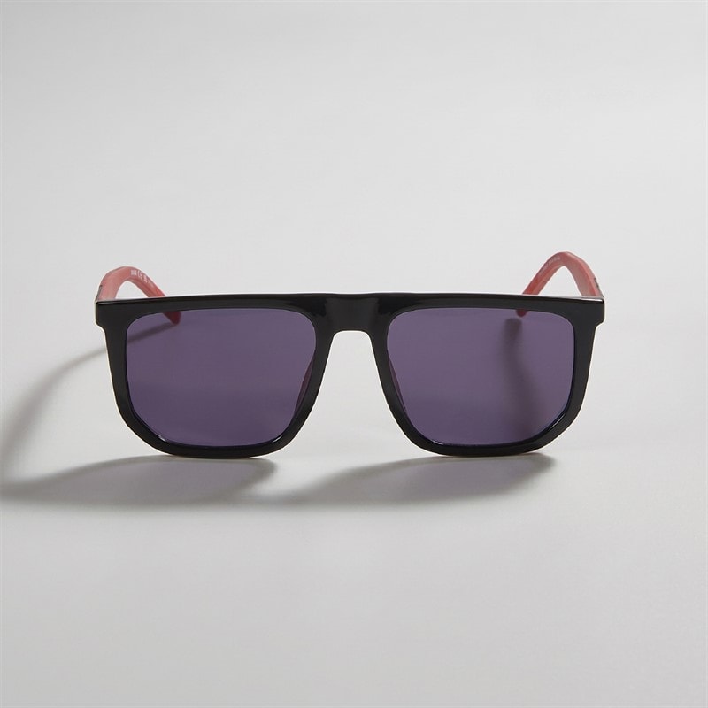 HUGO Mens Rectangular Sunglasses Black - Image 2