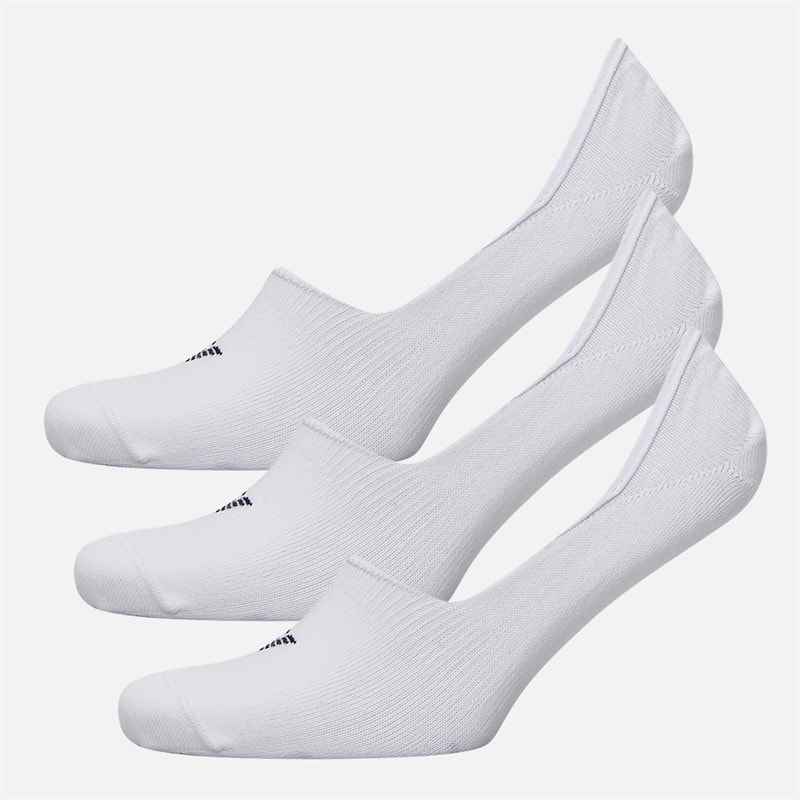 Emporio Armani Mens Three Pack Trainer Liners White