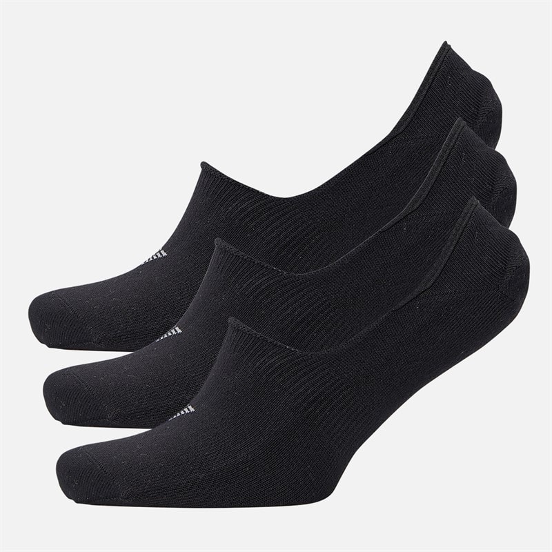 Emporio Armani Mens Three Pack Trainer Liners Black