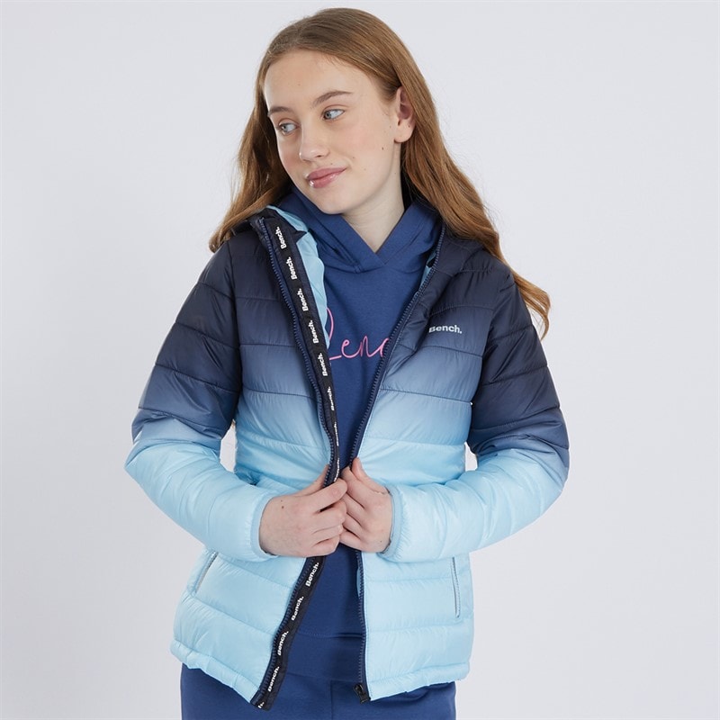 Bench Girls Zaylee Puffer Jacket Sky - Image 1