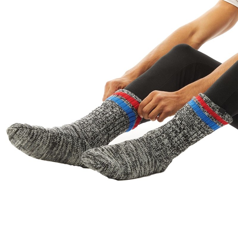 Bench Mens Hardy Slipper Socks Charcoal/Black - Image 5