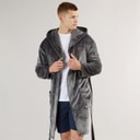Bench Mens Barrera Dressing Gown Charcoal