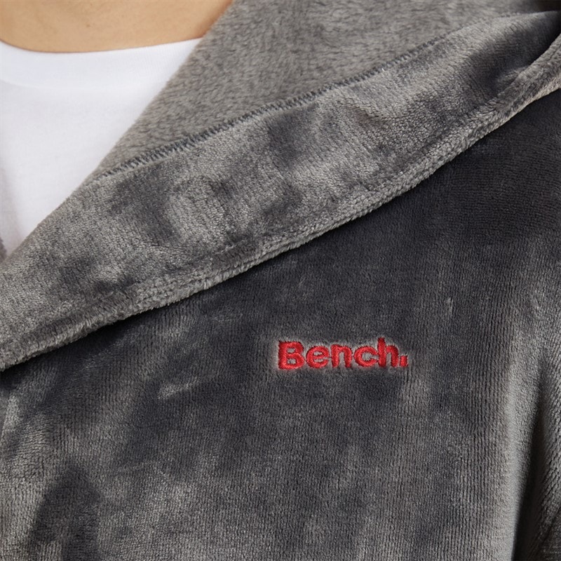 Bench Mens Barrera Dressing Gown Charcoal - Image 3