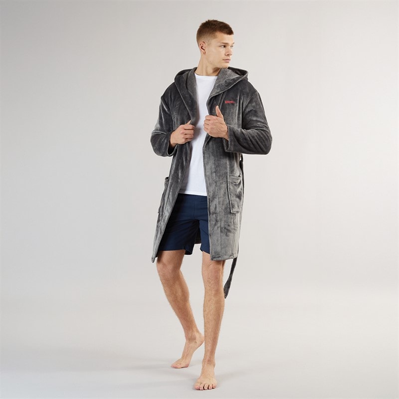 Bench Mens Barrera Dressing Gown Charcoal - Image 4